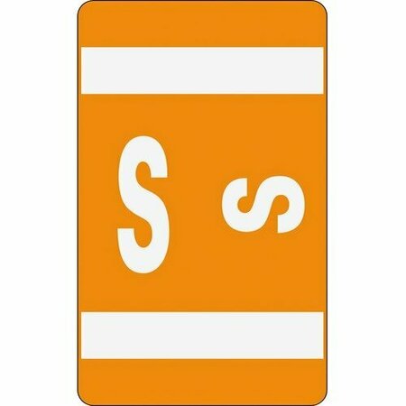 SMEAD ALPHAZ COLOR-CODED SECOND LETTER ALPHABETICAL LABELS, S, 1 X 1.63, ORANGE, 10/SHEET, 10 SHEETS SMD67189